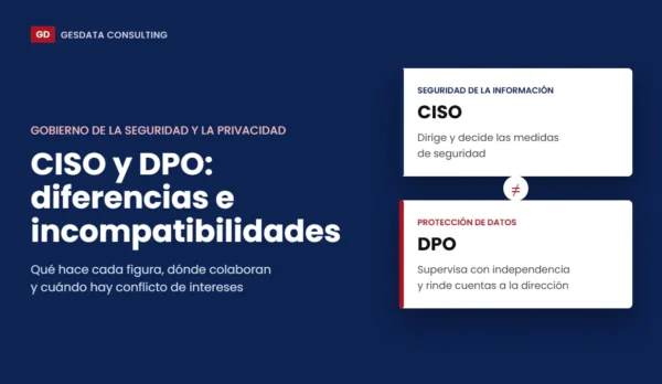 CISO y DPO: diferencias e incompatibilidades CISO y DPO: diferencias e incompatibilidades entre el responsable de seguridad y el delegado de protección de datos