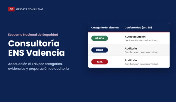 Consultoría ENS Valencia ENS Valencia: consultoría para adecuar los sistemas al Esquema Nacional de Seguridad por categorías