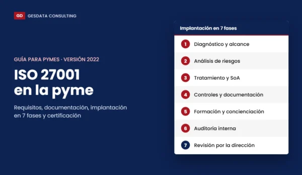 ISO 27001 en la pyme ISO 27001 en la pyme: implantación y certificación en 7 fases